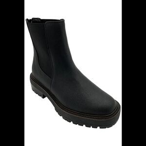 Yellow Box Women's Sonia Pull-On Chelsea Boot Black - Medium